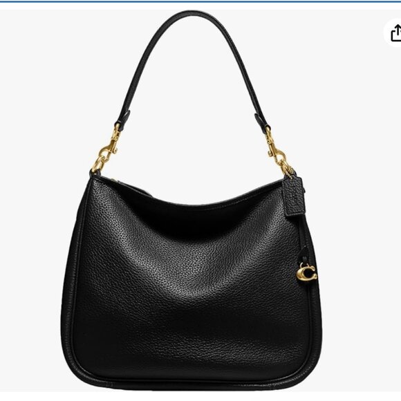 Coach Cary Shoulder bag Black with brass hardware. Excellent condition. - Picture 1 of 9